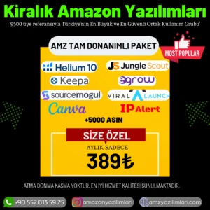 Tam Donanımlı Paket Amazon Ortak Kullanım