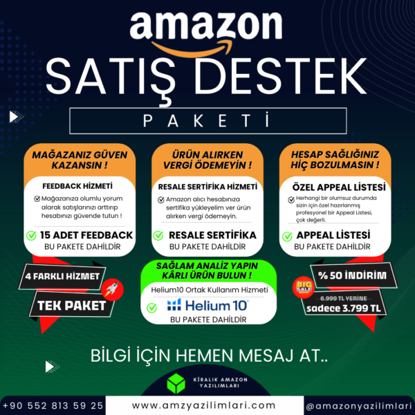 Amazon Satıcı Paketi